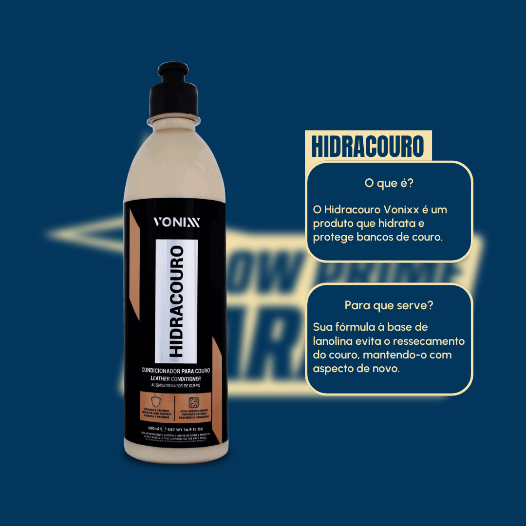Vonixx Hidracouro 500ml Hidratante de couro