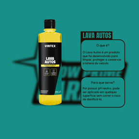 Vintex Lava Auto 500ml Shampoo automotivo