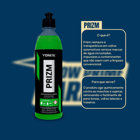 Kit Limpa Vidros Profissional – Vintex + Vonixx Prizm